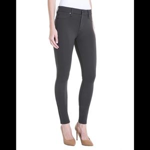 Liverpool Peat Green Knit Jeans Pants